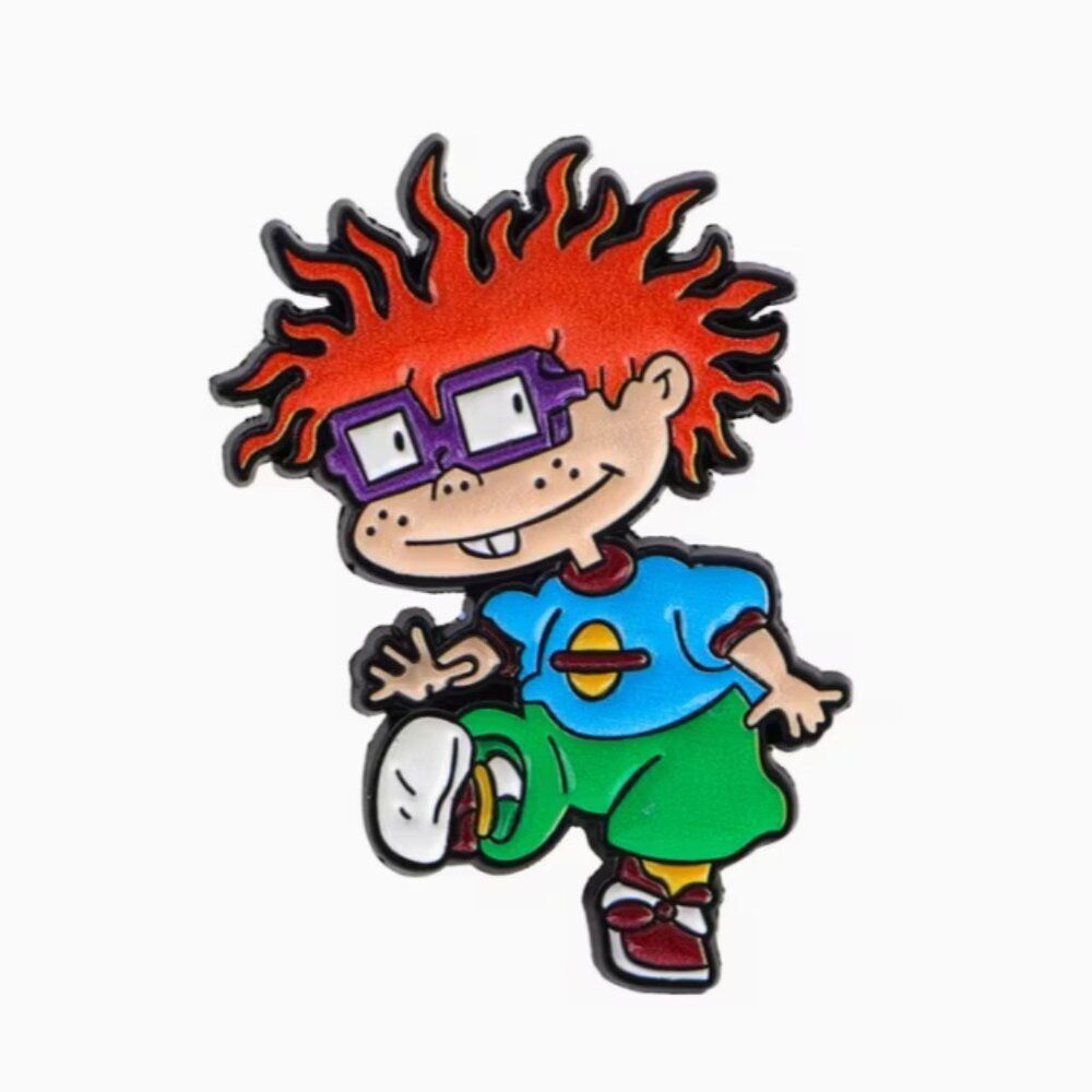 Rugrats Chuckie Finster Enamel Lapel Pin | Retro 90s Nickelodeon Cartoon Pin